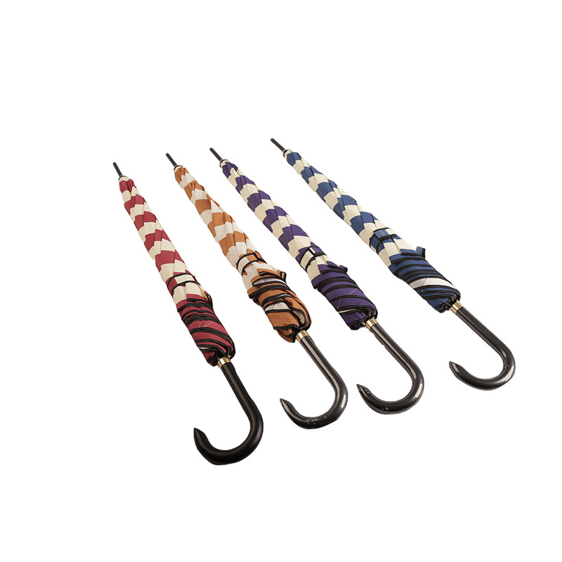 Prugasti suncobran za plažu Oxford Straight-0E6B0007