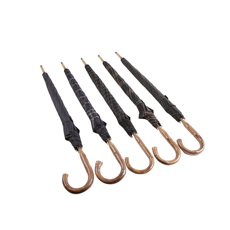 Mini Lattice Dense Dome Pongee Straight kišobran-0E6B0051