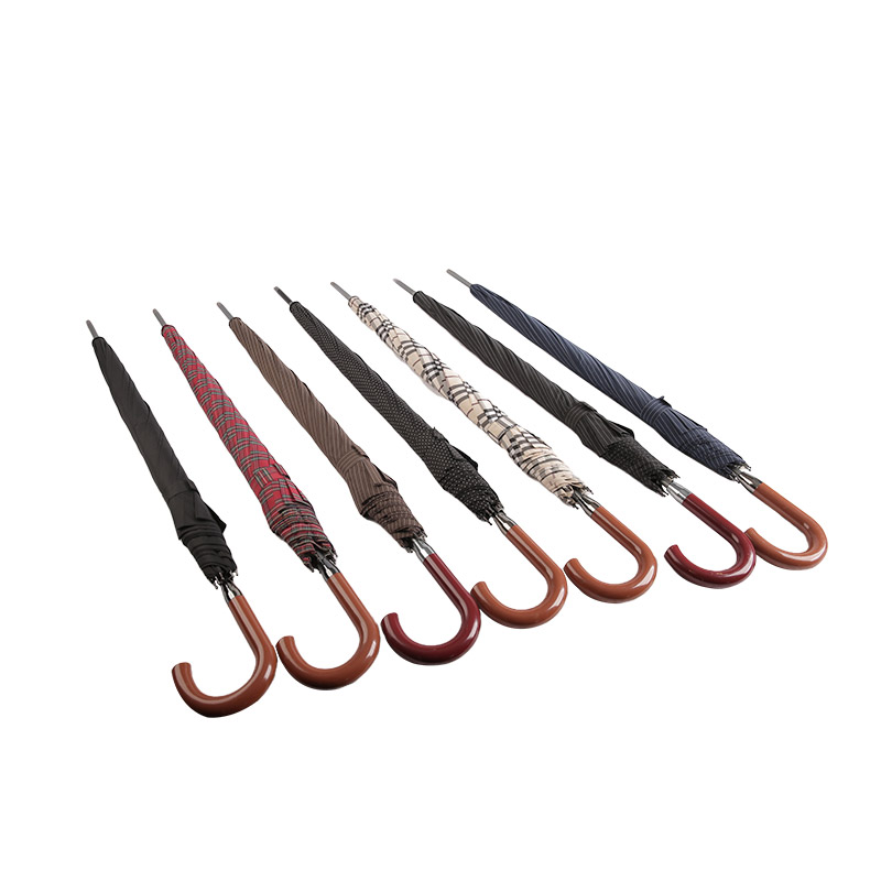 Ravni kišobran Pongee dobre čvrstoće-0E6B0175