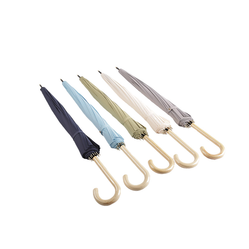 Lagani ravni pongee kišobran u britanskom stilu-0E6B0259