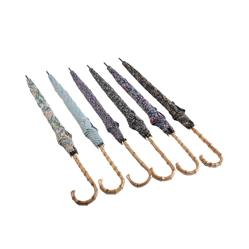 Pongee lijepog izgleda s ravnim kišobranom obloženim UV zračenjem-0E6B0304