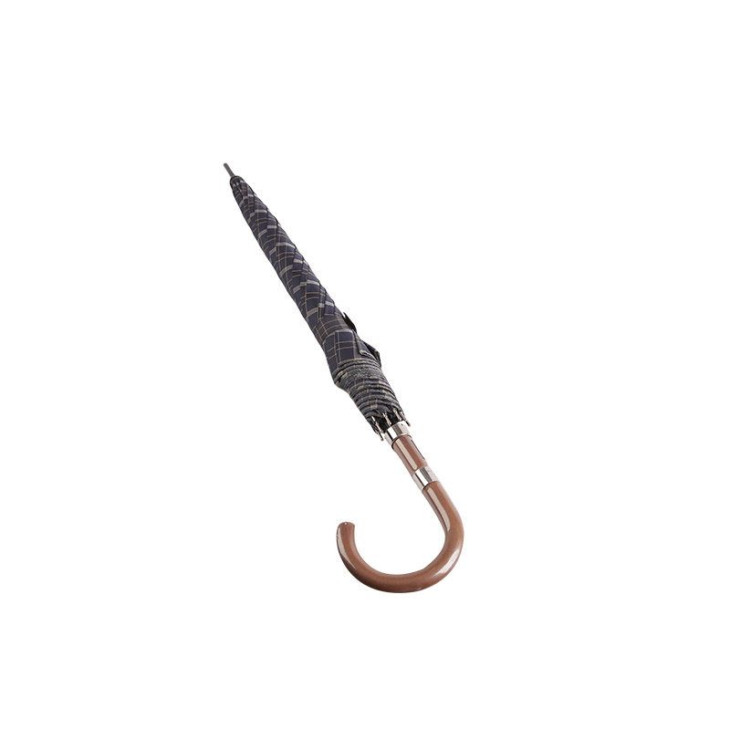 Lagan i prikladan za muškarce Pongee Straight kišobran-0E6B0362