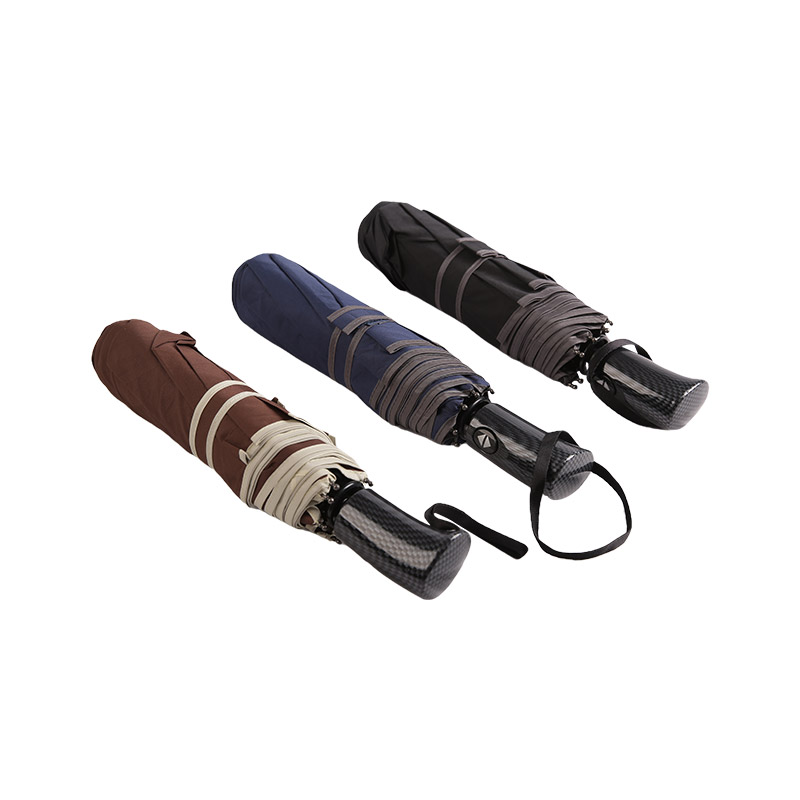 Business Style Coffee Pongee Trosklopivi kišobran-0E6B0471