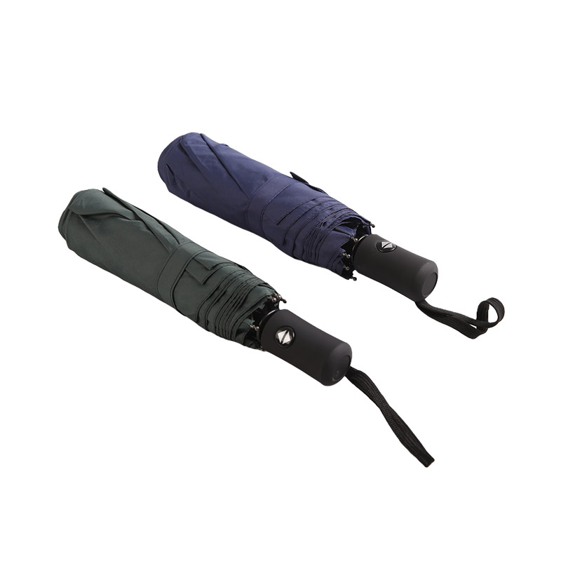 Pure Blue Uv Protection Pongee trostruki kišobran-0E6B0550