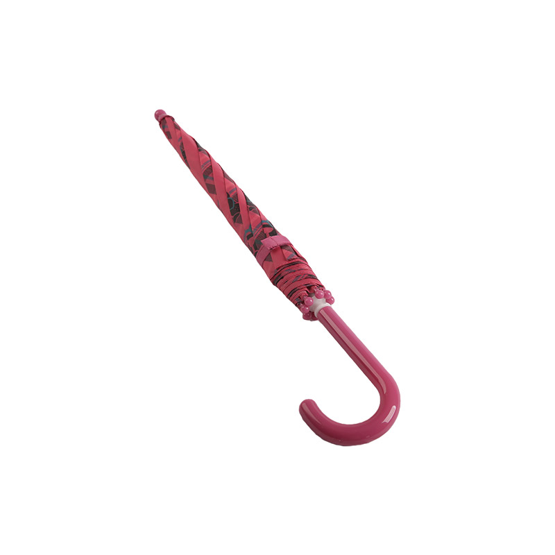 Dječji kišobran s prugastim ružičastim mače-0E6B0625