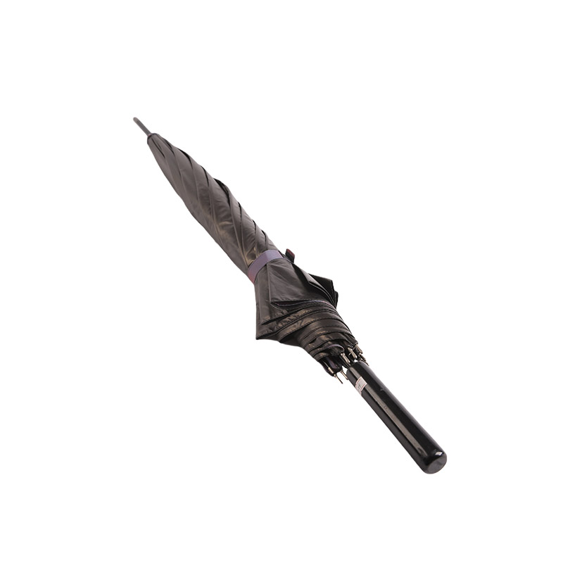 Crni Xibe tip Pongee s ravnim kišobranom s crnim premazom + poliester-0E6B0698