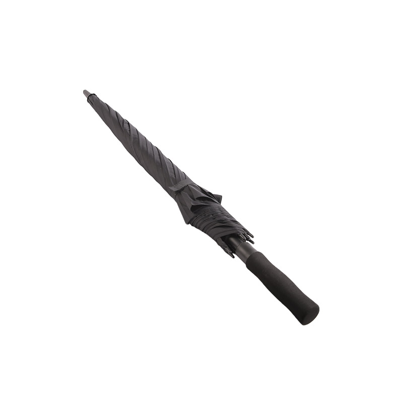 Crni kišobran za golf Pongee za zrele muškarce-0E6B0716