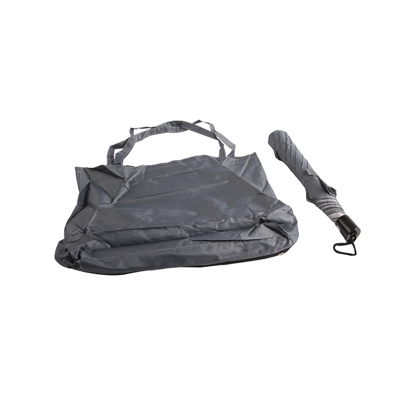 Jednostavni dvostruki kišobran od čistog srebra od metala-0E6B0782